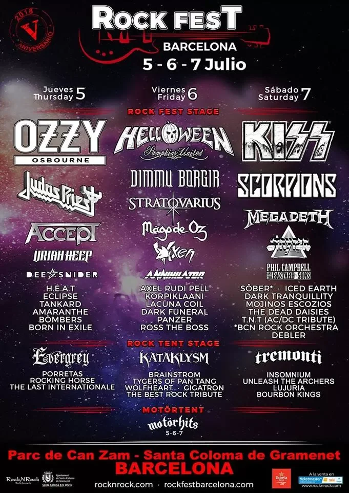 Barcelona Rock Fest 2018