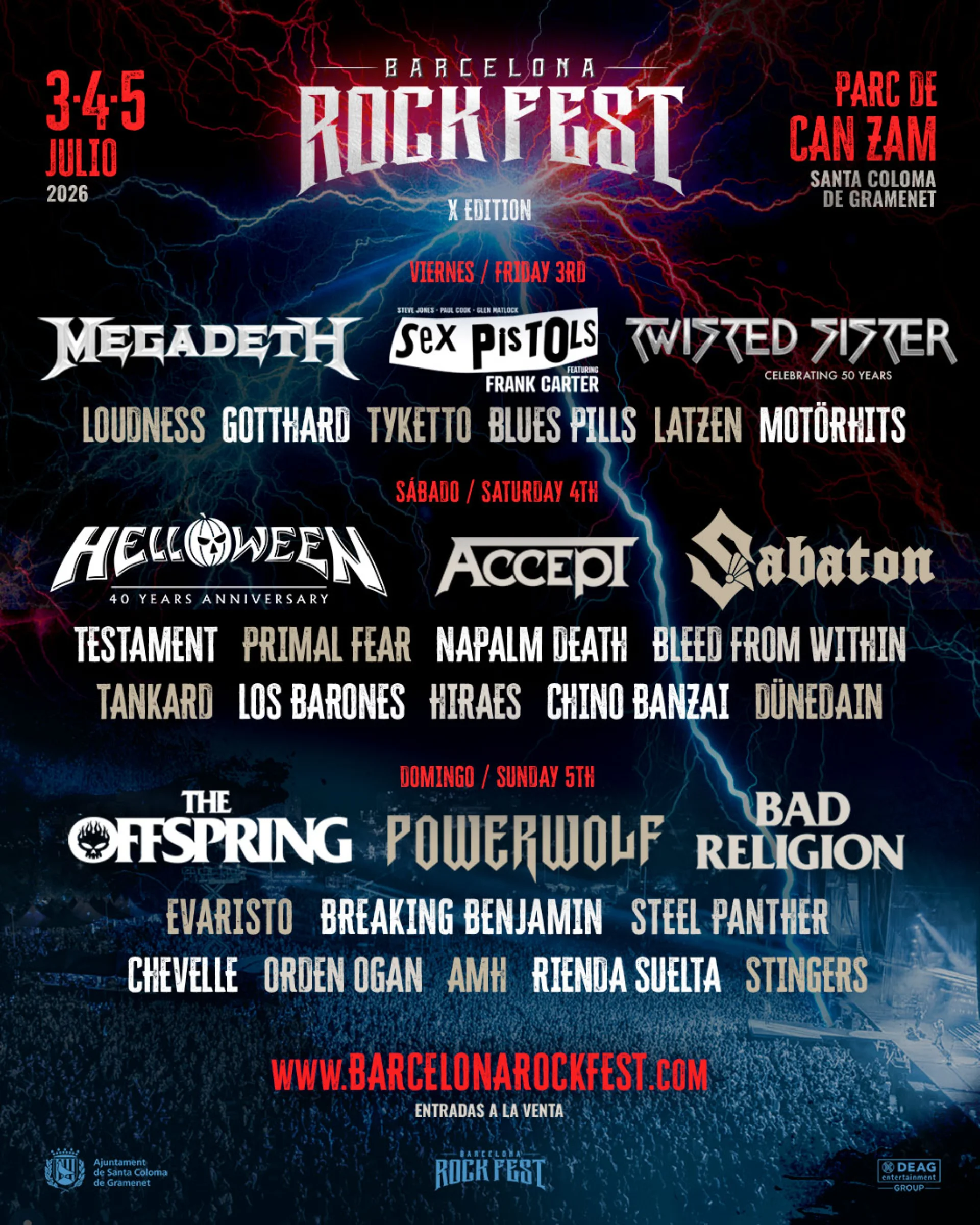 Barcelona Rock Fest 2026
